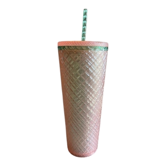 NEW Starbucks Summer Jeweled Pink Pearl Venti Cold Cup Tumbler - Picture 2 of 6